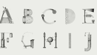 An Intricate Typeface Made Out of History's Greatest Inventions